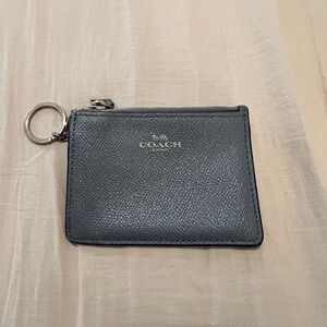 Coach Blue Glitter Card Wallet